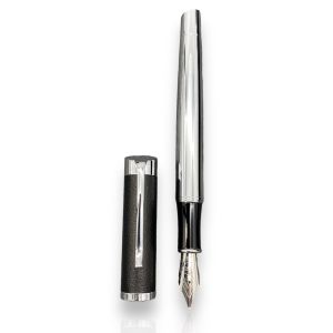 Cerruti Silver and Black Fountain pen