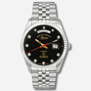 THE CLASSICS AUTOMATIC BLACK ROUND DIAL WATCH 41MM