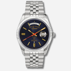 West End Watch Co. Sowar Prima Classic Blue Dial 41mm Jubilee Bracelet
