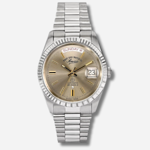 West End Watch Co. Sowar Prima Classic Grey Dial 41mm Jubilee Bracelet