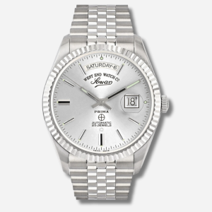 West End Watch Co. Sowar Prima Classic Silver Dial 41mm Jubilee Bracelet