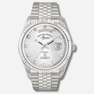 THE CLASSICS AUTOMATIC WHTE ROUND DIAL WATCH 41MM