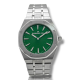 Diamond Hill stainless steel Geometric shape Green Dial Men Quartz Watch