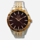 GF FERRE ROUND GOLDEN NUMERIC BEZEL MENS WATCH