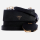Guess Alexie Crossbody Flap Black Bag
