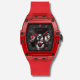 GUESS 43x51MM RED Crystal Accented