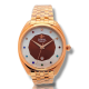 Jovial Rose Gold Brown Dial Watch