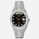 UNISEX CLASSICS STAINLESS STEEL ROUND BLACK DIAL AUTOMATIC WEST END WATCH 37MM