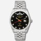 THE CLASSICS AUTOMATIC BLACK ROUND DIAL WATCH 41MM
