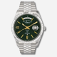 West End Watch Co. Sowar Prima Classic Green Dial 41mm Jubilee Bracelet