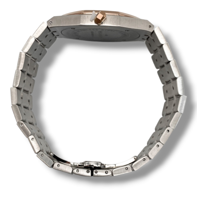 Diamond Hill stainless steel Geometric shape gray Dial Quartz Men Watch